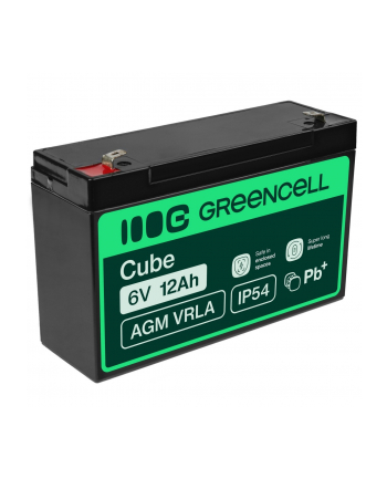 GREEN CELL Battery AGM 6V12AH