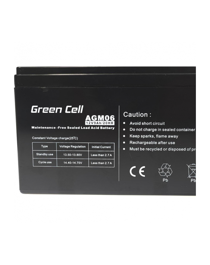 GREEN CELL Battery AGM 12V9AH główny
