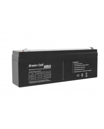 GREEN CELL Battery AGM 12V 2.3 Ah