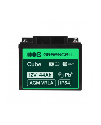 GREEN CELL Battery AGM 12V 44 Ah