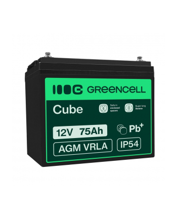 GREEN CELL Battery AGM 12V 75 Ah nr 2