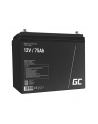 GREEN CELL Battery AGM 12V 75 Ah - nr 26