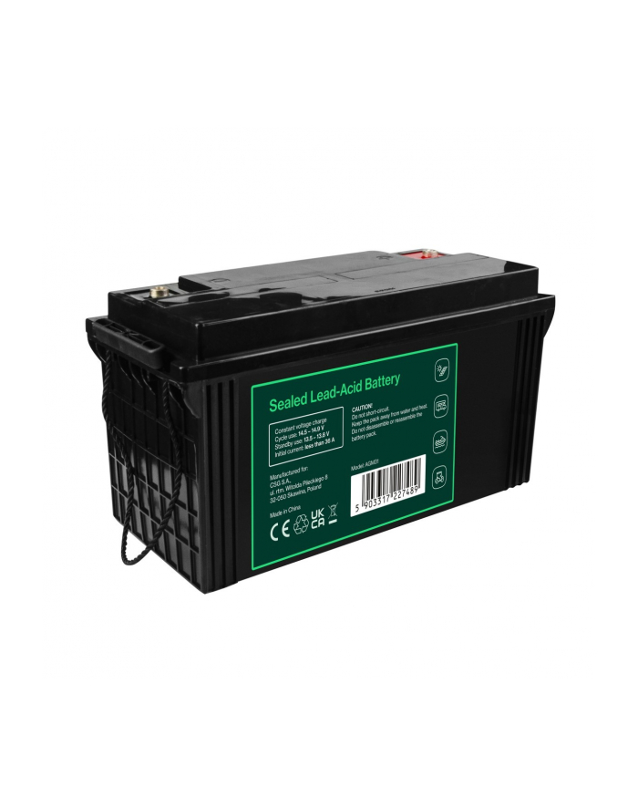 GREEN CELL Battery AGM 12V 120Ah główny