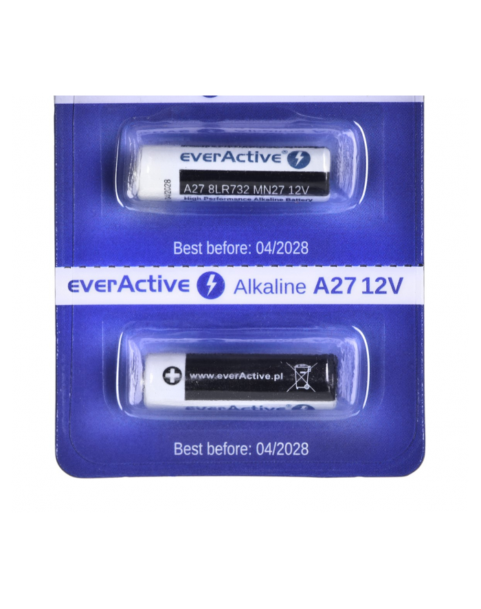 EVERACTIVE BATERIE ALKALICZNE 27A 12V  BLISTER 5 SZT 27A5BL główny