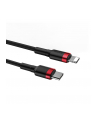 BASEUS KABEL USB-C DO LIGHTNING PD CATLKLF-91 CAFULE  18W  1M (CZARNO-CZERWONY) - nr 5