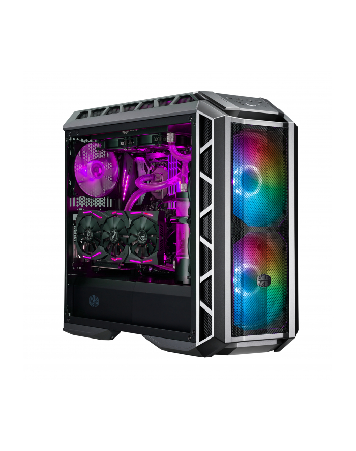 COOLER MASTER OBUDOWA MIDI TOWER MASTERCASE H500P MESH GUNMETAL ARGB MCM-H500P-MGNN-S11 główny