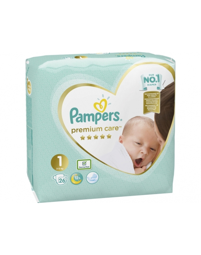 Pampers Premium Care Pieluchy  Rozmiar 1  2-5kg  26szt główny