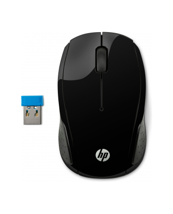 hewlett-packard HP 200 Black Wireless Mouse X6W31AA