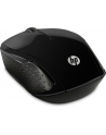 hewlett-packard HP 200 Black Wireless Mouse X6W31AA - nr 4