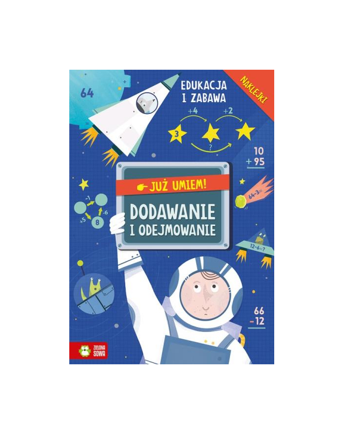 zielona sowa Książka Już umiem. Dodawanie odejmowanie główny
