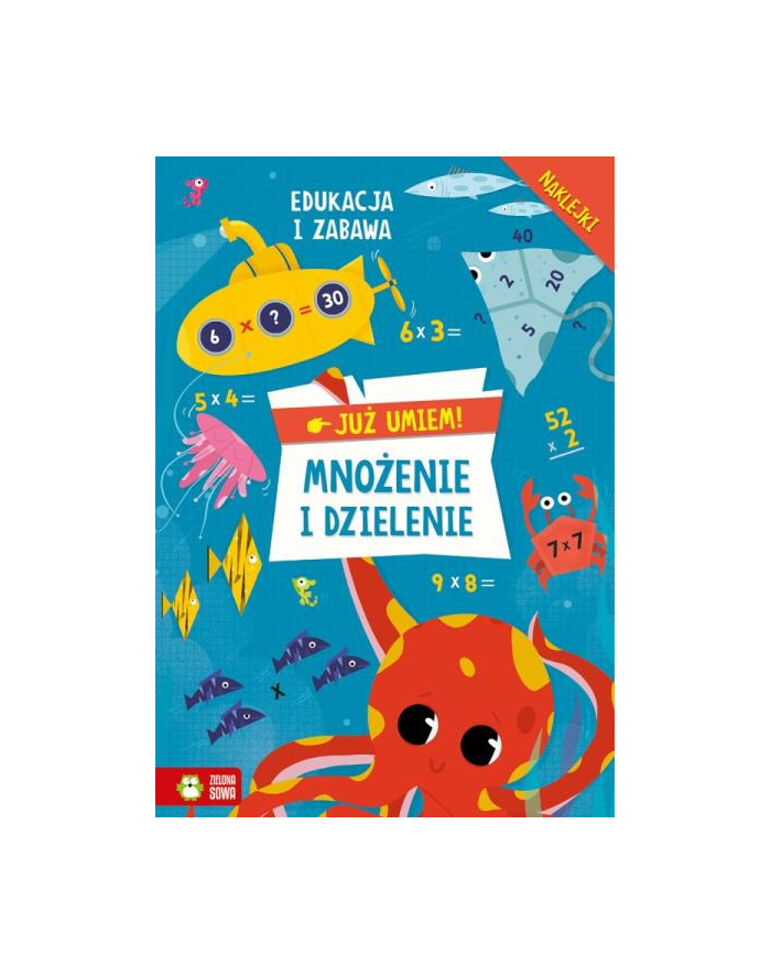 zielona sowa Książka Już umiem. Mnożenie dzielenie główny