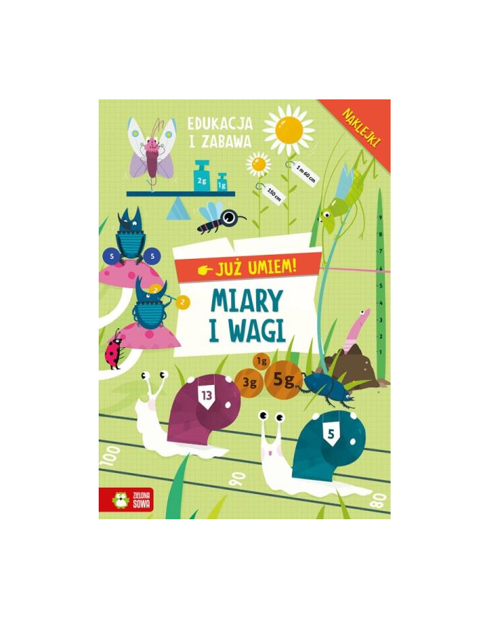 zielona sowa Książka Już umiem. Miary i wagi główny