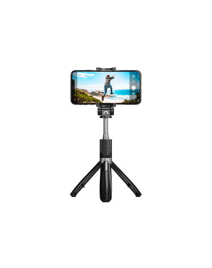 natec Selfie stick tripod bezprzewodowy Alvito BT 4.0 Czarny główny