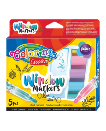 patio Marker do szkła 5 kolorów Creative Colorino Kids p12