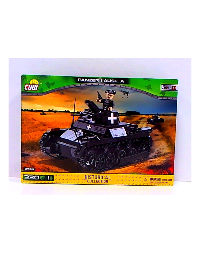 COBI 2534 Historical Collection WWII PANZER I AUSF.A Czołg niemiecki lekki 330 klocków główny