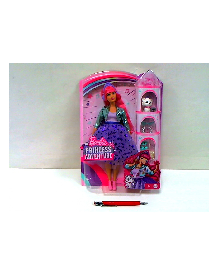 Barbie Lalka Przygody Księżniczek - Księżniczka Daisy GML77 MATTEL główny