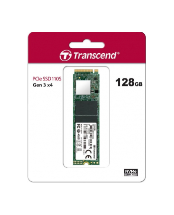 transcend Dysk SSD 110S 128GB 2280 M.2 NVMe PCIe Gen3 x4