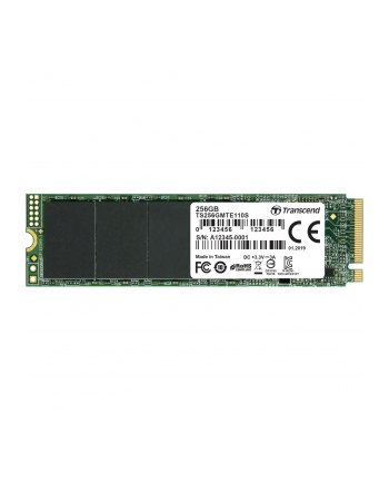 transcend Dysk SSD 110S 256GB 2280 M.2 NVMe PCIe Gen3 x4