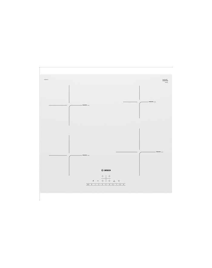 Płyta indykcyjna Bosch PUE612FF1J / kolor biały główny