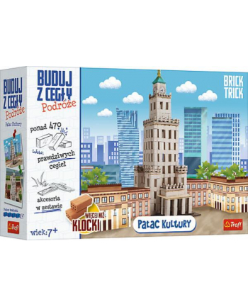 Brick Trick Buduj z cegły Podróże Pałac Kultury XL 61383 Trefl