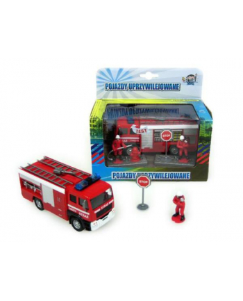 hipo Auto Straż pożarna 14cm z figurkami i akcesoriami HKG058 cena za 1 szt