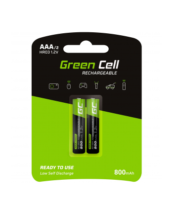 green cell Akumulatorki Paluszki 2x AAA HR03 800mAh