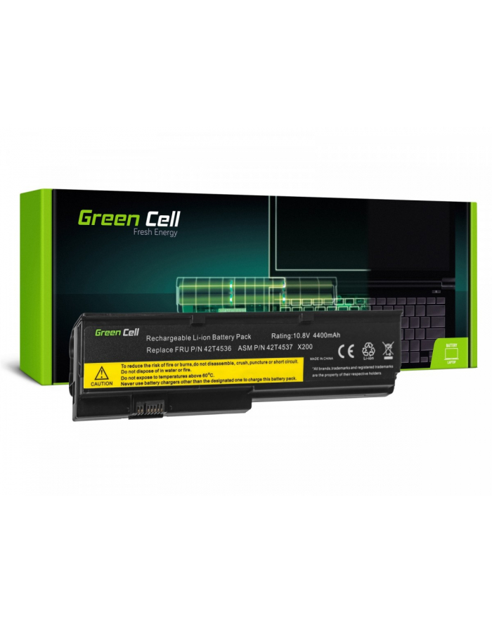 green cell Bateria do Lenovo X200 11,1V 4400mAh główny