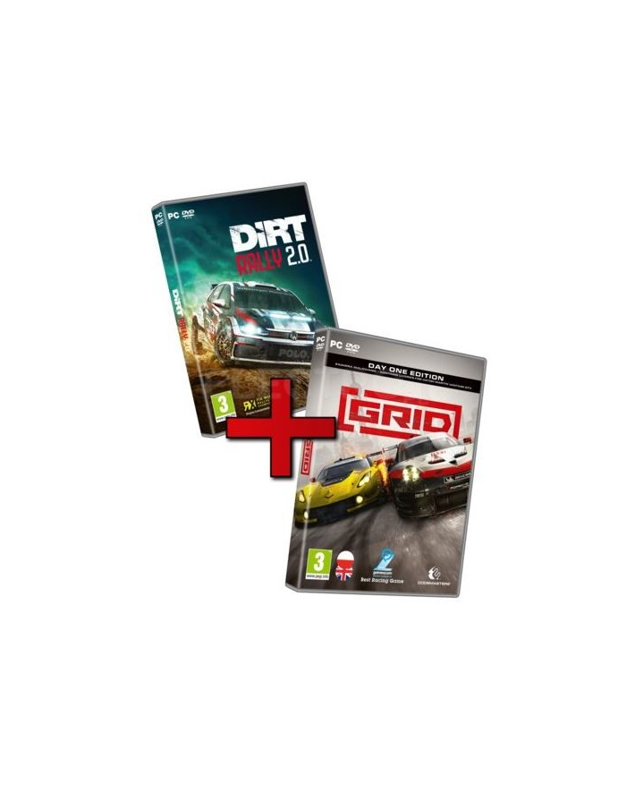 koch Zestaw gier PC Racing Pack GRID ' DiRT Rally 2.0 główny