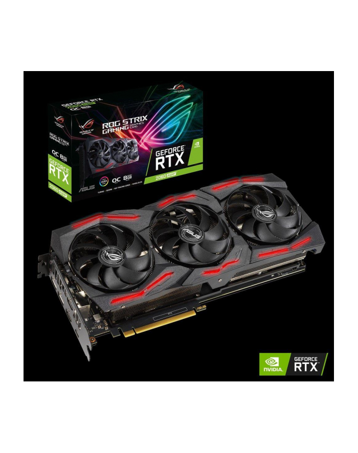 asus Karta graficzna RTX 2060S ROG STRIX O8G EVO GAMING GDDR6 256bit 2HMDI/2DP/USB-C główny