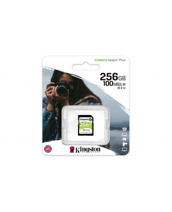 kingston Karta pamięci SD 256GB Canvas Select Plus R100MB/s