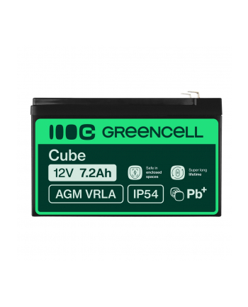 green cell Akumulator żelowy 12V 7.2Ah