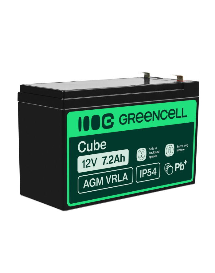green cell Akumulator żelowy 12V 7.2Ah główny