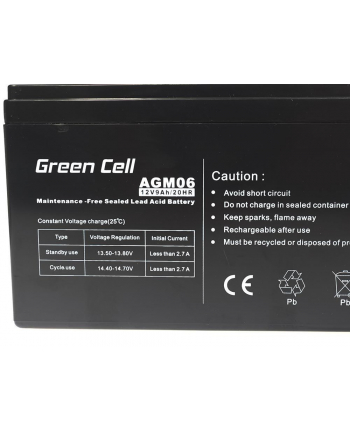 green cell Akumulator żelowy 12V 9Ah