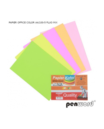 polsirhurt Papier ksero A4/100k mix kolorów Fluo