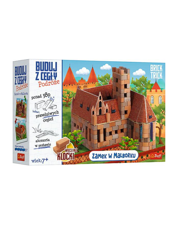 Brick Trick Buduj z cegły Podróże Zamek w Malborku XL 61384 Trefl główny