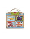 melissa 'amp; doug Drewniane puzzle 4 obrazki Pojazdy 41361 - nr 1