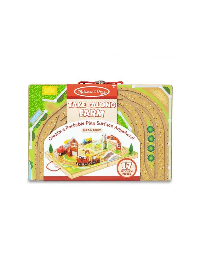 melissa 'amp; doug Zestaw do zabawy w farmę w walizce 40142 główny