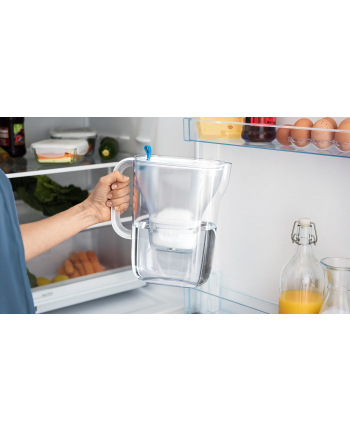 Brita Style light grey, jug (transparent / light grey, with water filter)