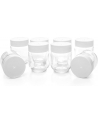 Rommelsbacher yoghurt maker replacement glass set JG 8, glass (transparent / white, 8 pieces) - nr 1