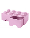 Room Copenhagen LEGO Brick Drawer 8 light różowy - RC40061738 - nr 1