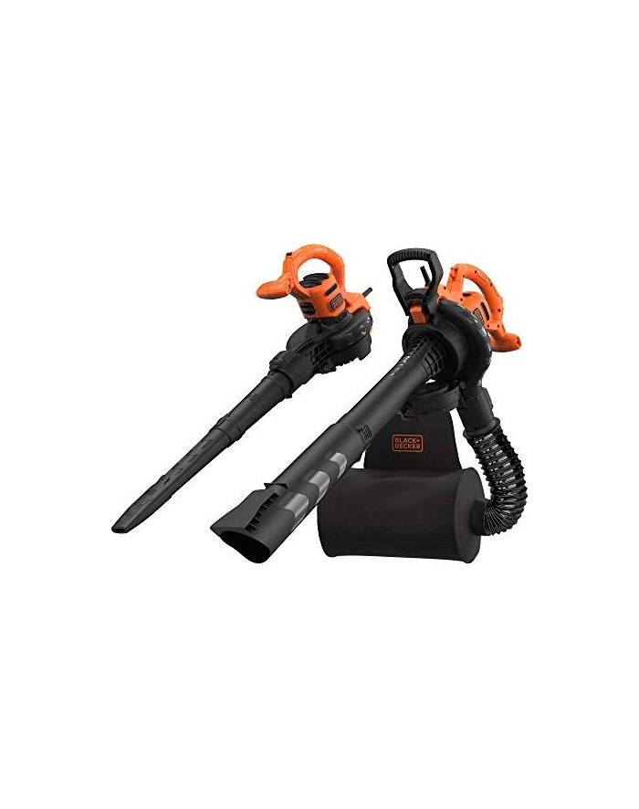 black+decker BLACK + DECKER 3-in-1 electric leaf blower BEBLV290-QS, leaf vacuum / leaf blower (black / orange, 2,900 watts) główny