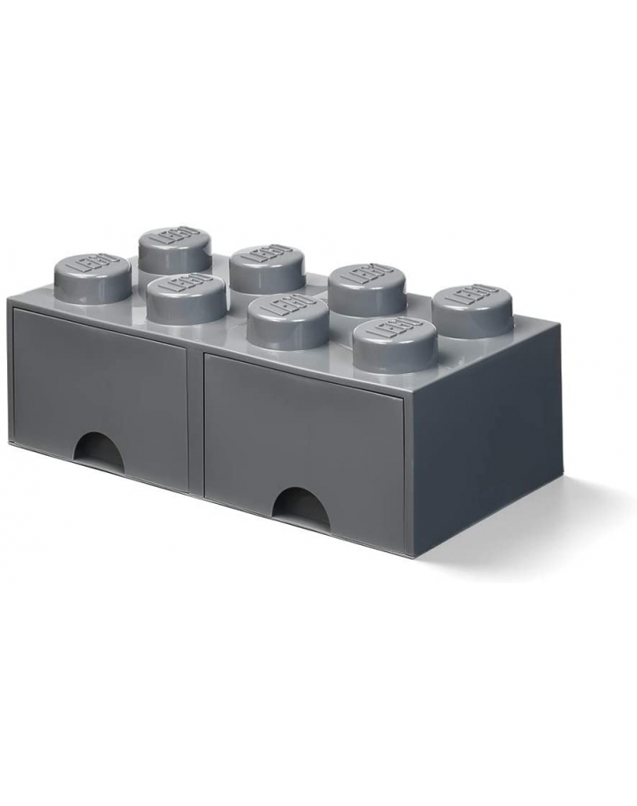 Room Copenhagen LEGO Storage Brick Drawer 8, storage box (dark grey, two drawers) główny