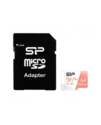 SILICON POWER memory card Superior Micro SDXC 64GB UHS-I A3 V30