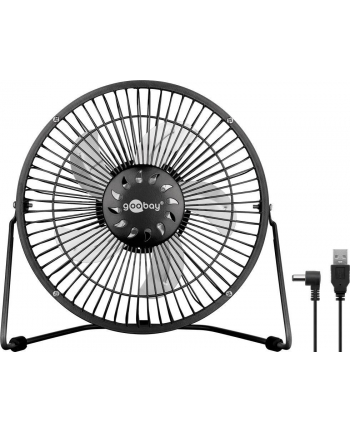 goobay table fan 8 '''' USB black