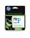 hp inc. HP 712 3-Pack 29-ml Cyan DesignJet Ink Cartridge - nr 3