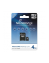 mediarange Media Range 4 GB microSD, memory card (black, Class 10) - nr 16