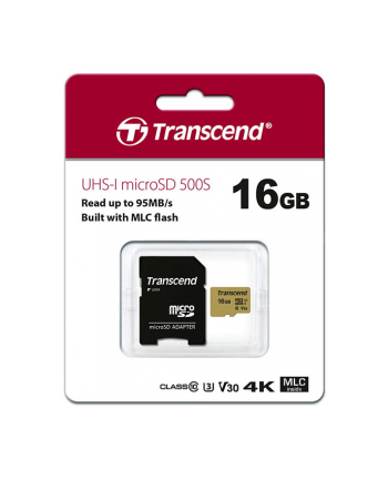 Transcend microSD Card 16 GB, memory card (Class 10, UHS-I U3, V30) nr 1