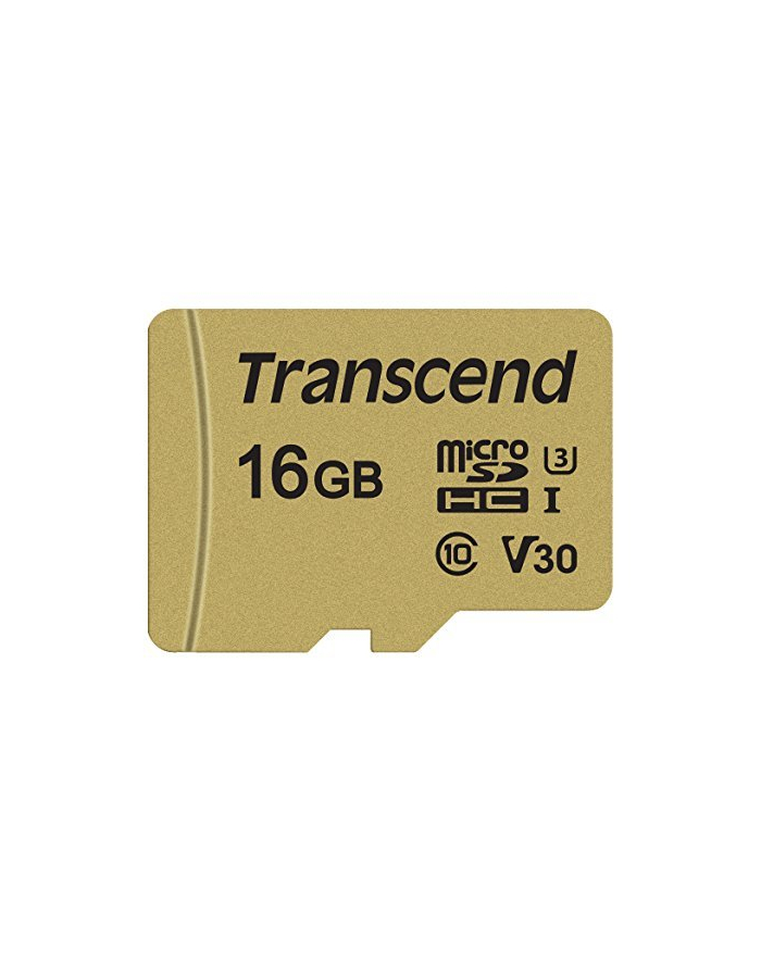 Transcend microSD Card 16 GB, memory card (Class 10, UHS-I U3, V30) główny