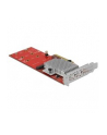 DeLOCK PCIe x8> 2x int. NVMe M.2 Key M LP, adapters - nr 4
