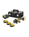 DeWALT cordless angle grinder DCG405P3, 18Volt (black / yellow, 3x Li-ion battery 5.0Ah) - nr 40